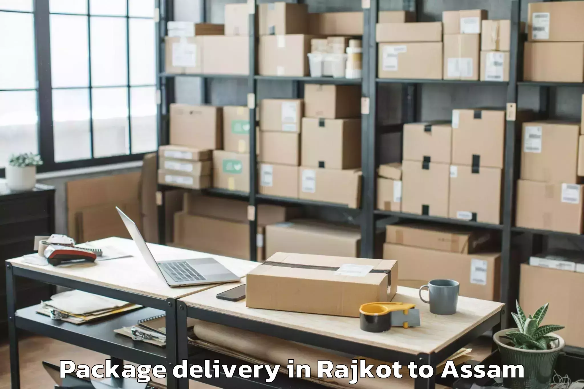 Easy Rajkot to Sapatgram Package Delivery Booking